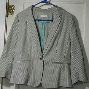Black/white dress jacket by Loft